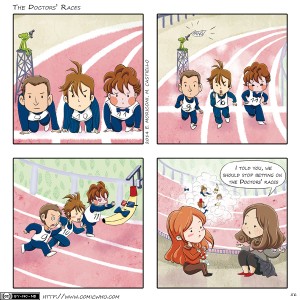 The Doctors’ Races – Comic Who